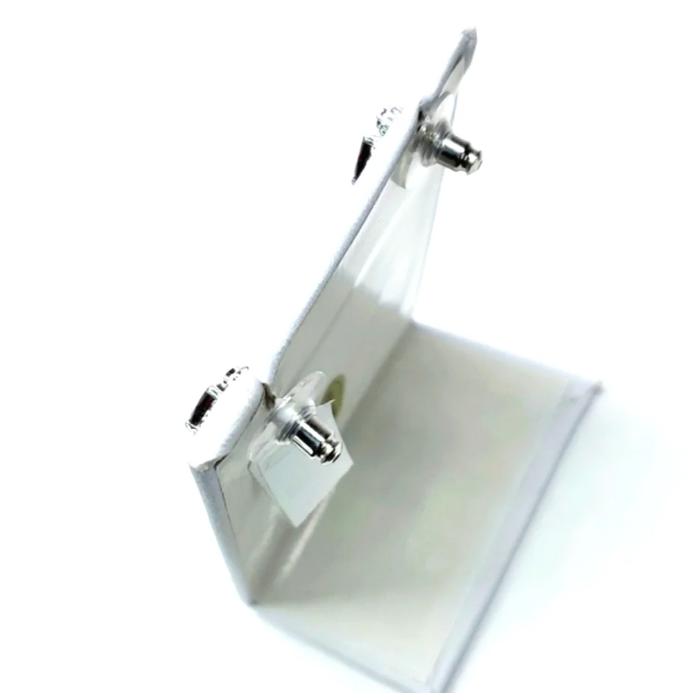 Mozambique Garnet Trillion Cut Sterling Silver Earrings NWT